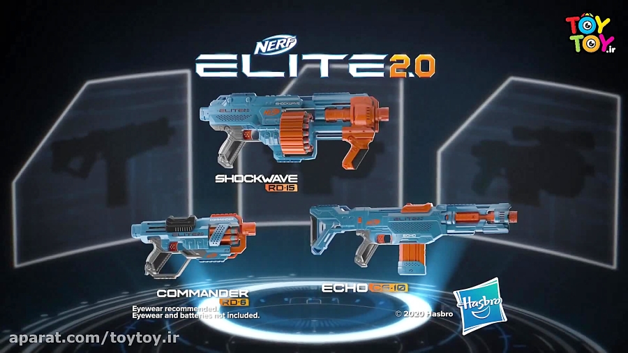 اسباب بازی فقط توی توی | TOY TOY - تفنگ نرف Nerf مدل Shockwave RD-15
