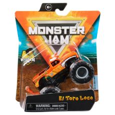 ماشین Monster Jam مدل El Toro Loco با مقیاس 1:64 به همراه پایه, image 4