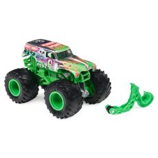 ماشین Monster Jam مدل Grave Digger با مقیاس 1:64 به همراه پایه, image 2