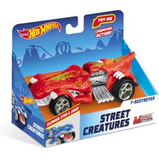 پک تکی ماشین Hot Wheels سری Street Creatures مدل Rextroyer قرمز, تنوع: 51201-Sharkruiser Red, image 4