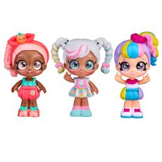 ست 3 تایی عروسک های کوچولو Kindi Kids مدل Rainbow Besties, image 10