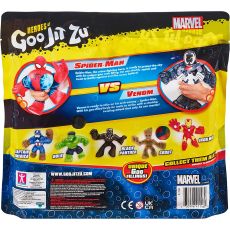 پک دو تایی عروسک های فشاری گو جیت زو Goo Jit Zu سری Marvel مدل اسپایدرمن و ونوم, image 10