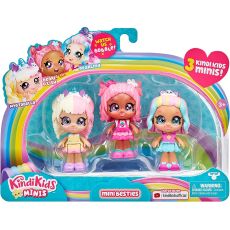 ست 3 تایی عروسک های کوچولو Kindi Kids مدل Rainbow Besties, image 