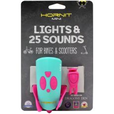 بوق و چراغ قوه هورنت Hornit با 25 افکت صوتی مدل آبی صورتی, image 