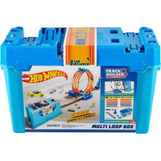 پیست ماشین های Hot Wheels سری Track Builder مدل Multi Loop Box, تنوع: FLK89-Multi Loop Box, image 