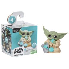 فیگور 5 سانتی بیبی یودا Baby Yoda در حال کوکی خوردن, image 