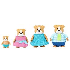 خانواده 4 نفری سگ های Li'l Woodzeez مدل Woofington Bulldogs, image 2