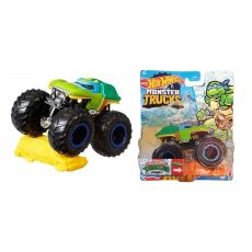 پک تکی ماشین Hot Wheels سری Monster Truck مدل Teenage Mutant Ninja Turtles Leonardo, image 6