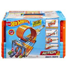 پیست مسابقه 3 در 1 ماشین های Hot Wheels سری Action مدل Race Crate, image 13