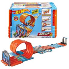 پیست مسابقه 3 در 1 ماشین های Hot Wheels سری Action مدل Race Crate, image 