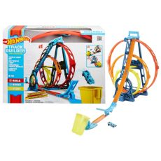 جعبه پیست ماشین های Hot Wheels سری Track Builder مدل Unlimited Triple Loop, image 