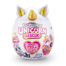 عروسک سورپرایزی رینبوکورنز RainBocoRns سری Unicorn Rescue با شاخ طلایی, تنوع: 9262-Gold, image 2