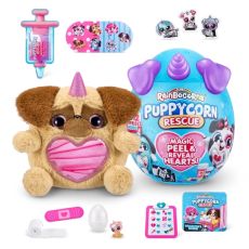عروسک سورپرایزی رینبوکورنز RainBocoRns سری Puppycorn Rescue با شاخ و گوش های بنفش, image 3