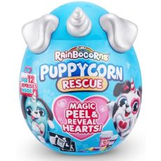عروسک سورپرایزی رینبوکورنز RainBocoRns سری Puppycorn Rescue با شاخ و گوش های نقره ای, image 
