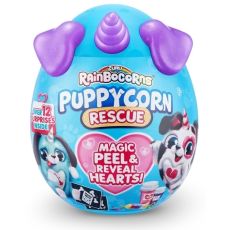 عروسک سورپرایزی رینبوکورنز RainBocoRns سری Puppycorn Rescue با شاخ و گوش های بنفش, image 