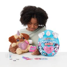 عروسک سورپرایزی رینبوکورنز RainBocoRns سری Puppycorn Rescue با شاخ و گوش های نقره ای, image 2