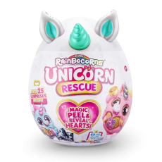 عروسک سورپرایزی رینبوکورنز RainBocoRns سری Unicorn Rescue با شاخ آبی, تنوع: 9262-Blue, image 2