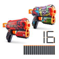 تفنگ دو قلو ایکس شات X-Shot سری Skins مدل Ninja و Graffiti, image 2