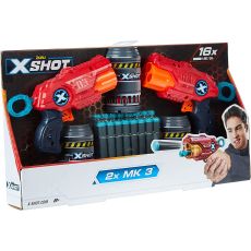 تفنگ دو قلو ایکس شات X-Shot مدل MK3 قرمز, image 