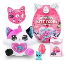 عروسک سورپرایزی رینبوکورنز RainBocoRns سری Kittycorn با شاخ و گوش سفید, تنوع: 9259SQ1-White, image 2