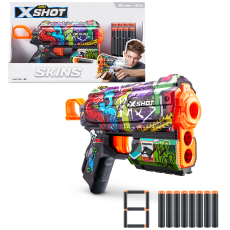 تفنگ ایکس شات X-Shot سری Skins مدل Flux Graffiti, تنوع: 36516-Graffiti, image 