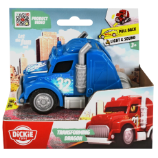 کامیون تبدیل شونده 12 سانتی Dickie Toys مدل آبی, تنوع: 203341033-Blue Transforming Dragon, image 3