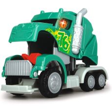 کامیون تبدیل شونده 12 سانتی Dickie Toys مدل سبز 2 باتری ساعت دارد, image 3