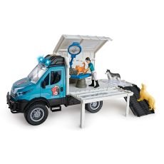 ست نجات حیوانات Dickie Toys همراه با کامیون Iveco, image 2