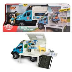 ست نجات حیوانات Dickie Toys همراه با کامیون Iveco, image 