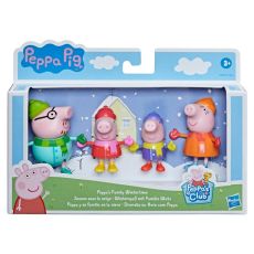 فیگورهای خانواده Peppa Pig با لباس زمستونی, image 3