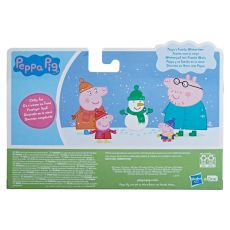 فیگورهای خانواده Peppa Pig با لباس زمستونی, image 4