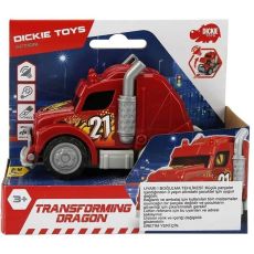 کامیون تبدیل شونده 12 سانتی Dickie Toys مدل قرمز, تنوع: 203341033-Red Transforming Dragon, image 4