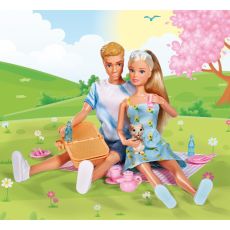 خانواده عروسک های Steffi Love به همراه وسایل پیکنیک سری Picnic Fun, image 2