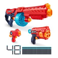 پک 3 تایی تفنگ‌های ایکس شات X-Shot مدل Combo Pack مدل قرمز, image 2