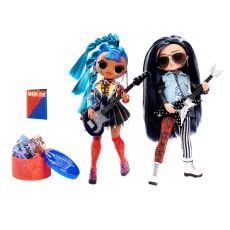 عروسک 2 تایی LOL Surprise سری OMG Remix مدل Rocker Boi و Punk Grrrl, image 2