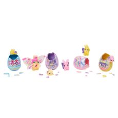 خانواده 6 تایی هچیمال بهاری Hatchimals Spring در سبد, image 4