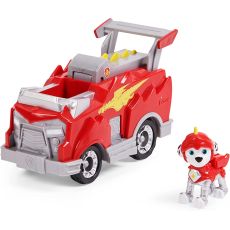 ماشین آتش نشانی و فیگور مارشال سگ‌ های نگهبان Paw Patrol سری Rescue Knight, تنوع: 6062181-Marshall, image 4