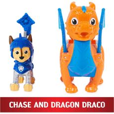 اژدها دراکو و چیس سگ های نگهبان Paw Patrol سری Rescue Knight, تنوع: 6063149-Chase, image 3