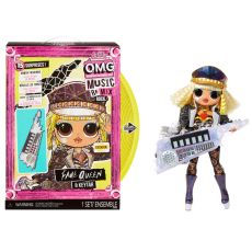 عروسک LOL Surprise سری OMG Remix مدل Fame Queen and Keytar, تنوع: 577539-Fame Queen, image 