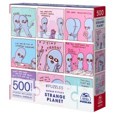 پازل 500 تکه Spin Master سری Strange Planet مدل جوک های بی مزه, تنوع: 6065192-Funny Owl, image 5