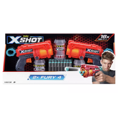 تفنگ دوقلو ایکس شات X-Shot مدل Fury 4 قرمز, image 