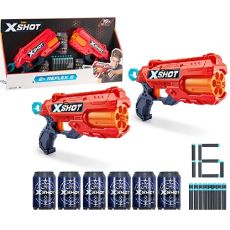 تفنگ دوقلو ایکس شات X-Shot مدل Reflex6 قرمز, image 