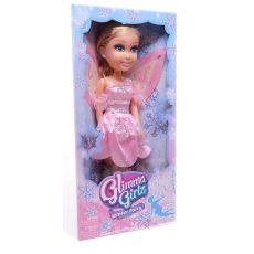 عروسک 45 سانتی پری Glimma Girlz مدل Winter Fairy با لباس صورتی, image 5