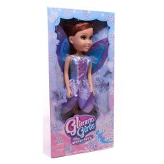 عروسک 45 سانتی پری Glimma Girlz مدل Winter Fairy با لباس بنفش, image 2