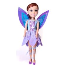 عروسک 45 سانتی پری Glimma Girlz مدل Winter Fairy با لباس بنفش, image 3