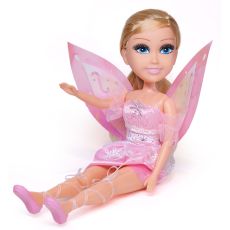 عروسک 45 سانتی پری Glimma Girlz مدل Winter Fairy با لباس صورتی, image 3