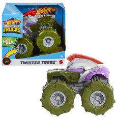 پک تکی ماشین 13 سانتی Hot Wheels سری Monster Truck مدل Marvel Hulk, image 