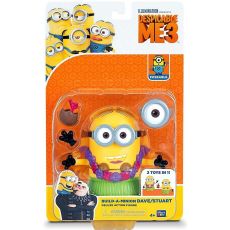 عروسک 15 سانتی‌  دیو/استوارت مدل  build a minion Dave/stuart  (MINION), image 