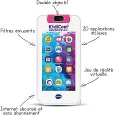 موبایل هوشمند صورتی Vtech مدل Advance 3.0, image 9