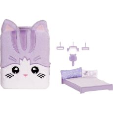 ست 3 در 1 نانانا سورپرایز Na! Na! Na! Surprise سری BackPack مدل Fuzzy Lavender Kitty, image 5